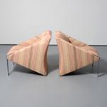 Pair of Andree Putman Lounge Chairs